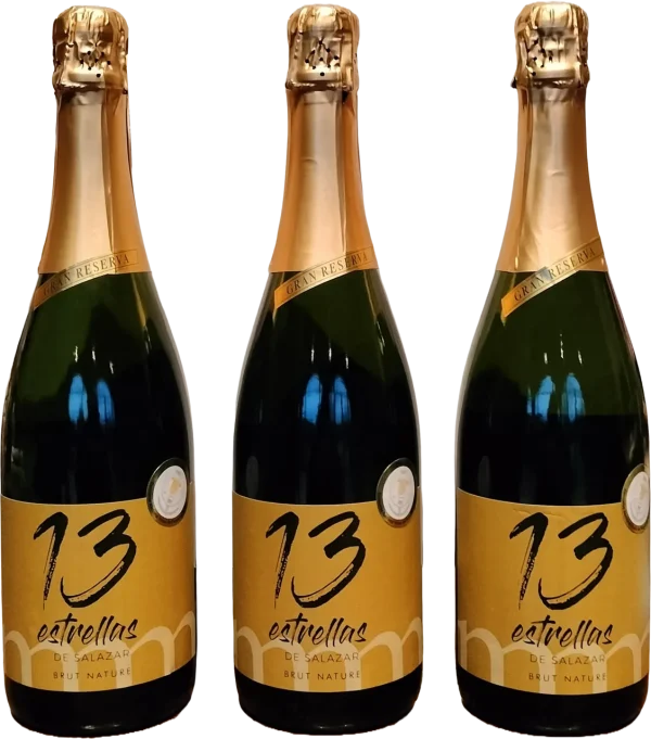 3 Botellas 13 Estrellas de Salazar Brut